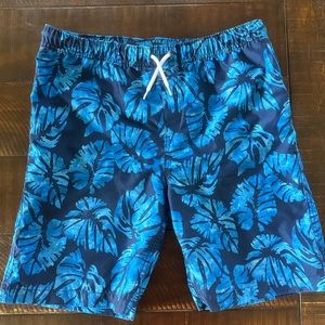 Lands End Boys Large HUSKY (14H-16H) Swim trunks (C5)